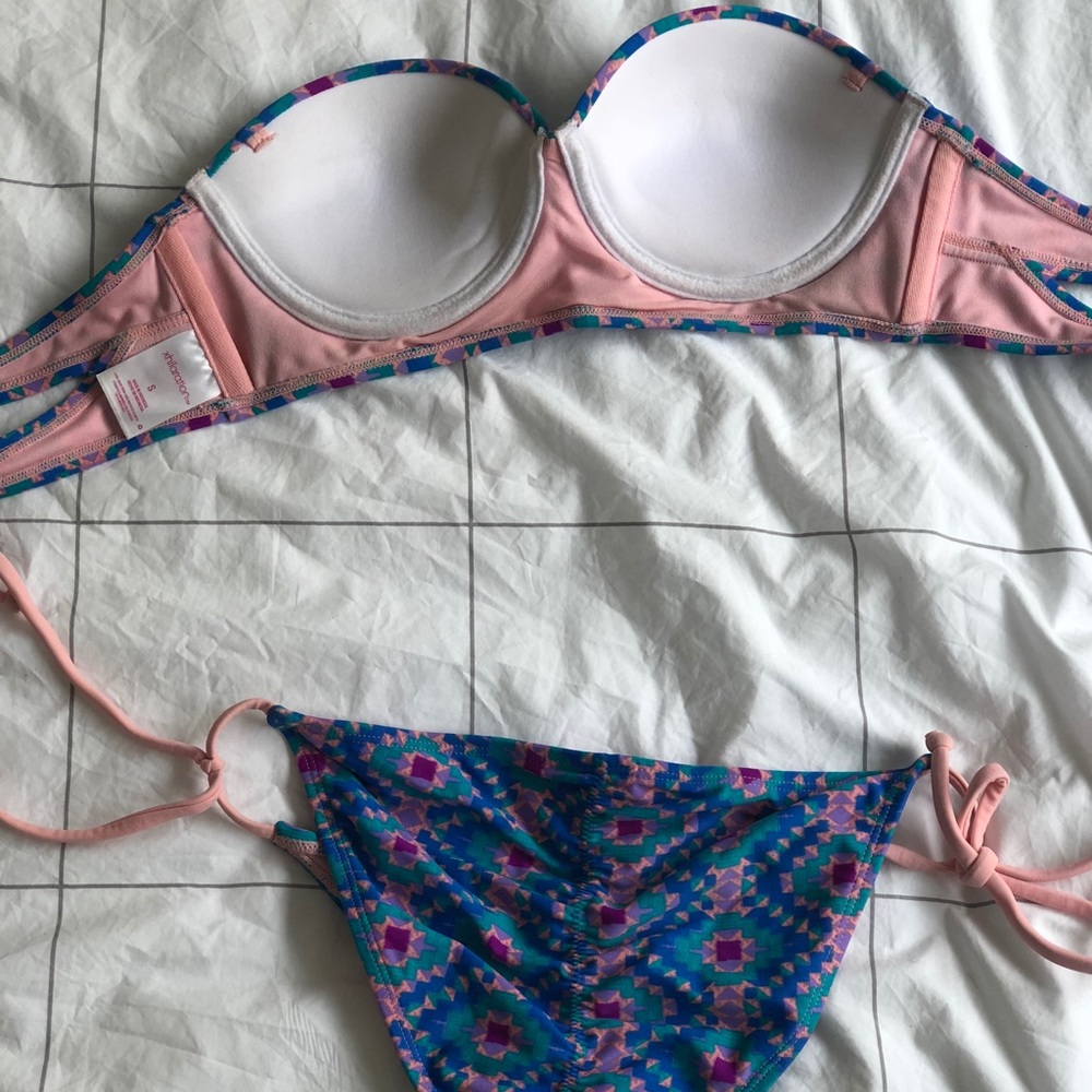 Target Xhilaration Boho Pattern String Bikini, Xs - image 3